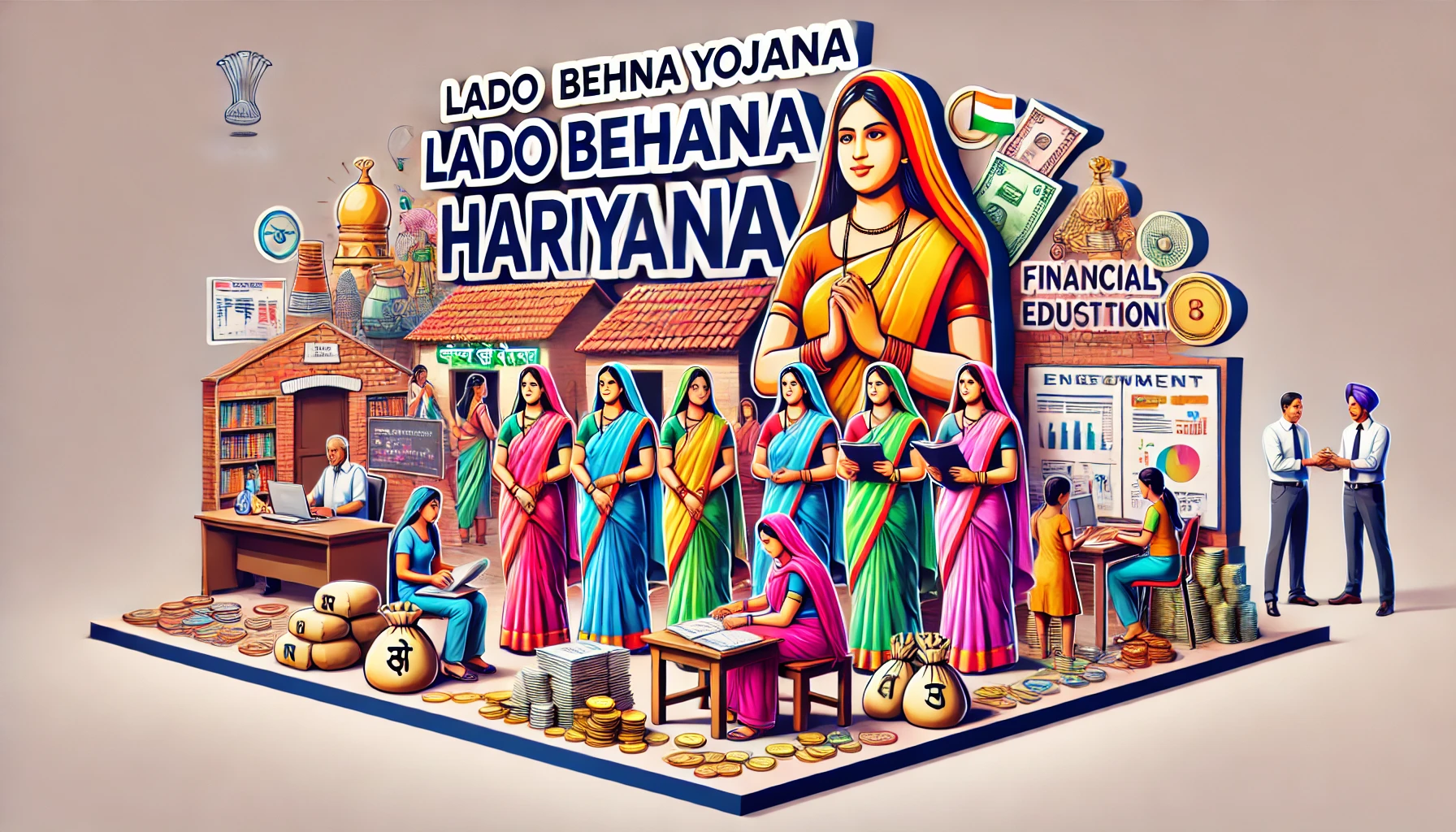 Lado Behna Yojana Hariyana Online Apply - लाडो बहन योजना हरियाणा ऑनलाइन आवेदन, पात्रता और फॉर्म PDF Download